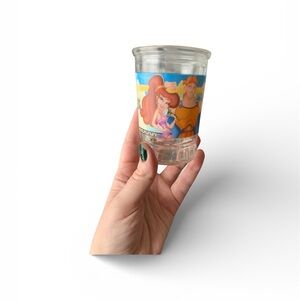 1990s Disney Vintage Collectible Hercules BAMA Glass Jelly Jar